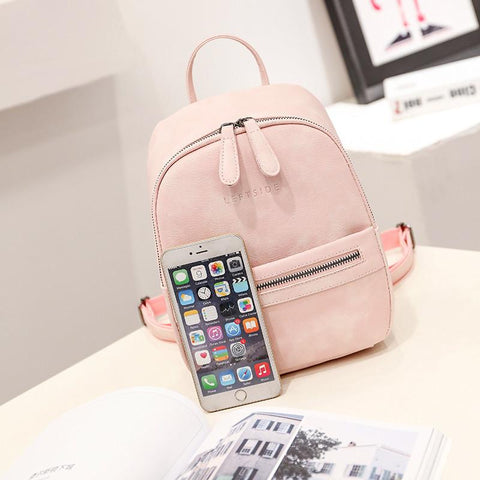 Leather Backpack for Ladies