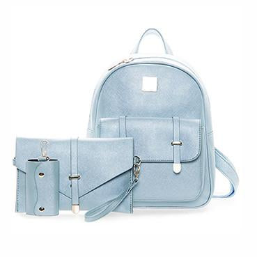 Bag Pu Leather Backpack